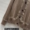 Hermes "Les Tambours" long-sleeve cardigan Etoupe 2023