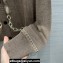 Hermes "Les Tambours" long-sleeve cardigan Etoupe 2023