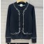 Hermes "Les Tambours" long-sleeve cardigan Black 2023