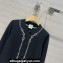Hermes "Les Tambours" long-sleeve cardigan Black 2023