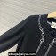Hermes "Les Tambours" long-sleeve cardigan Black 2023
