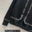 Hermes "Les Tambours" long-sleeve cardigan Black 2023