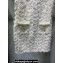 Chanel Fringe White Dress 2023
