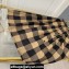 Dior Mid-Length Skirt in Check Wool 2023