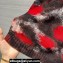Dior Sweater in Red Multicolor Technical Cashmere, Mohair and Wool Knit with Dior Roses Motif 2023