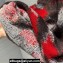 Dior Sweater in Red Multicolor Technical Cashmere, Mohair and Wool Knit with Dior Roses Motif 2023