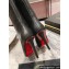 Christian Louboutin Heel 10cm Astrilarge Booty Low boots Calf leather Black 2023