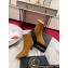 Christian Louboutin Heel 8.5cm Vidura Booty Low boots Suede Brown 2023