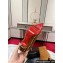 Christian Louboutin Heel 8.5cm Vidura Booty Low boots Suede Brown 2023