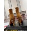 Christian Louboutin Heel 8.5cm Vidura Booty Low boots Suede Brown 2023