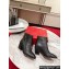 Christian Louboutin 7cm Santiazip Low boots leather CL18 Black 2023