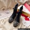 Christian Louboutin 3cm Spike-embellished TS Croc Low boots leather CL21 Studded Black 2023