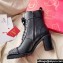 Christian Louboutin 7cm Spike-embellished TS Croc Low boots leather CL22 Black 2023