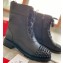 Christian Louboutin 3cm Spike-embellished TS Croc Low boots leather CL23 Black 2023