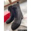 Christian Louboutin 3cm Spike-embellished TS Croc Low boots leather CL23 Black 2023