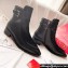 Christian Louboutin Ecritoir Leather Low boots CL29 Horsehair Black 2023