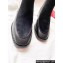 Christian Louboutin Ecritoir Leather Low boots CL31 Suede Black 2023