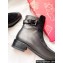 Christian Louboutin Ecritoir Leather Low boots CL31 Suede Black 2023