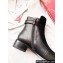 Christian Louboutin Ecritoir Leather Low boots CL31 Suede Black 2023