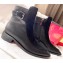 Christian Louboutin Ecritoir Leather Low boots CL31 Suede Black 2023