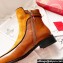Christian Louboutin Ecritoir Leather Low boots CL32 Suede Brown 2023