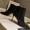 Christian Louboutin Heel 8.5cm/10cm Low boots Calf leather CL04 Studs Black 2023