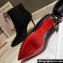 Christian Louboutin Heel 8.5cm/10cm Low boots Calf leather CL04 Studs Black 2023