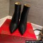 Christian Louboutin Heel 8.5cm/10cm Low boots Calf leather CL05 Python Pattern Black 2023