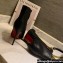 Christian Louboutin Heel 8.5cm/10cm Low boots Calf leather CL05 Python Pattern Black 2023