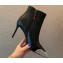 Christian Louboutin Heel 8.5cm/10cm Low boots Calf leather CL06 Crystals Black 2023