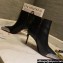 Christian Louboutin Heel 8.5cm/10cm Low boots Calf leather CL06 Crystals Black 2023