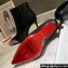Christian Louboutin Heel 8.5cm/10cm Low boots Calf leather CL06 Crystals Black 2023