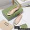 Gucci Women's ballerina with crystals Double G in patent leather Beige 2023