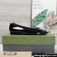 Gucci Women's ballerina with crystals Double G in patent leather Black 2023