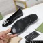 Gucci Women's ballerina with crystals Double G in patent leather Black 2023
