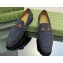 Gucci Men's Jordaan loafer 406994 Suede Blue 2023