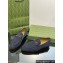 Gucci Men's Jordaan loafer 406994 Suede Blue 2023
