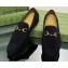 Gucci Men's Jordaan loafer 406994 Suede Black 2023