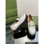 Gucci Women's loafer with Horsebit 764211 in Leather White 2023