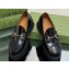 Gucci Women's loafer with Horsebit 764211 in Leather Black 2023