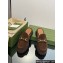 Gucci Women's Horsebit loafer slipper in Suede Coffee 2023