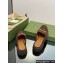 Gucci Women's Horsebit loafer slipper in Suede Coffee 2023