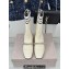 Jimmy Choo Heel 3cm Sock Knit Ankle Boots in White 2023
