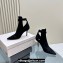 Jimmy Choo Heel 6.5cm/8.5cm Nell Ankle Boots in Suede Black 2023