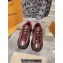 Louis Vuitton LV Discovery Lace Ups Men's Sneakers Red 2023