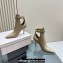Jimmy Choo Heel 6.5cm/8.5cm Nell Ankle Boots in Calf Leather Beige 2023