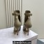 Jimmy Choo Heel 6.5cm/8.5cm Nell Ankle Boots in Calf Leather Beige 2023