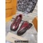 Louis Vuitton LV Discovery Lace Ups Men's Sneakers Red 2023