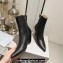 Jimmy Choo Blake Wedge Leather Ankle Boots Black 2023