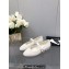 Chanel CC Logo Denim Mary Janes White 2023